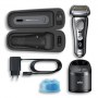 Braun | Shaver | 9477CC | Operating time (max) 50 min | Wet & Dry | Silver - 4